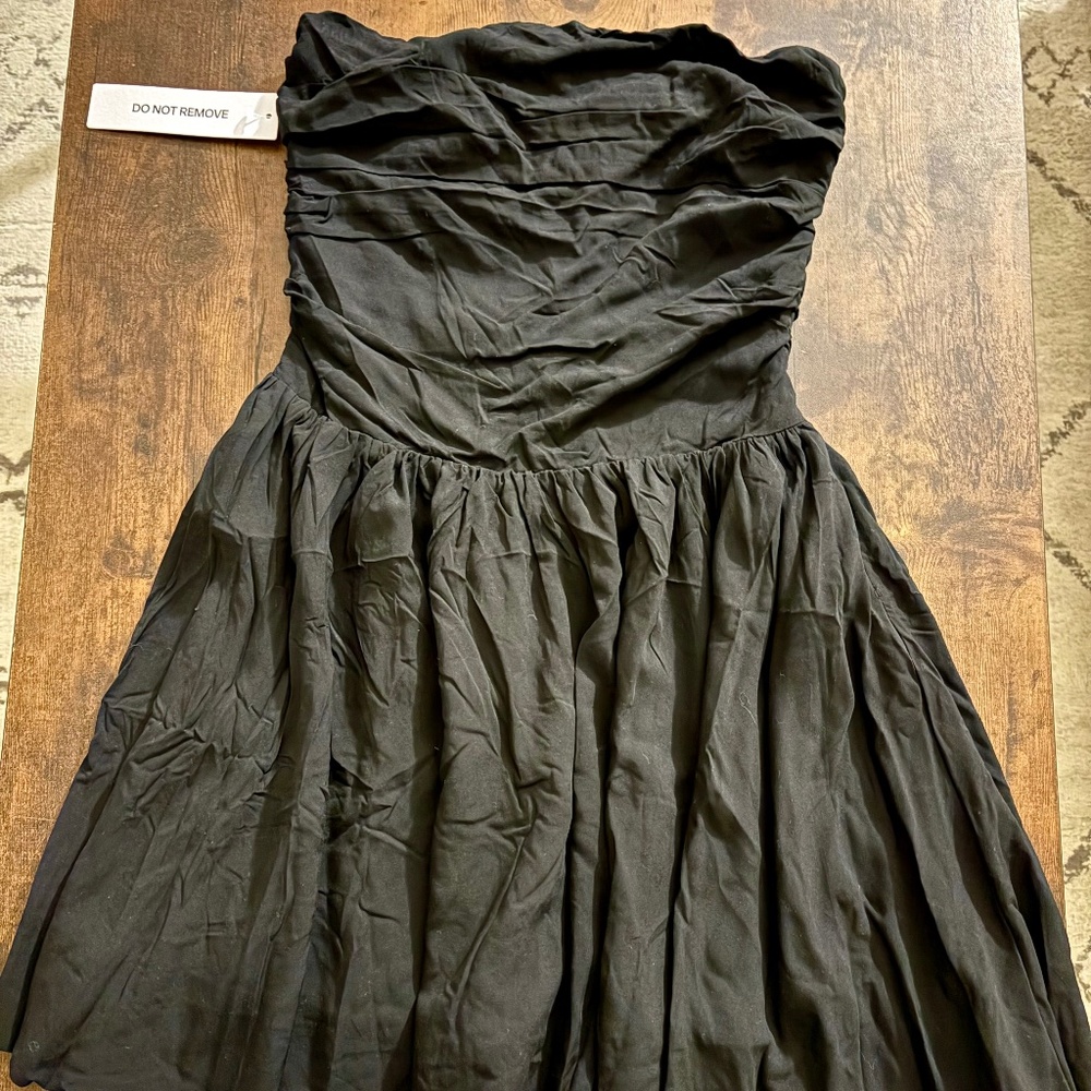 Princess Polly Black Strapless Mini Dress